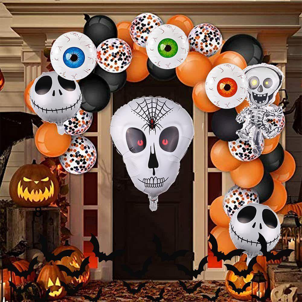 

Indoor Pumpkin Holiday Decoration Halloween Party Accessories Big Festival Balloons Theme Balloons B