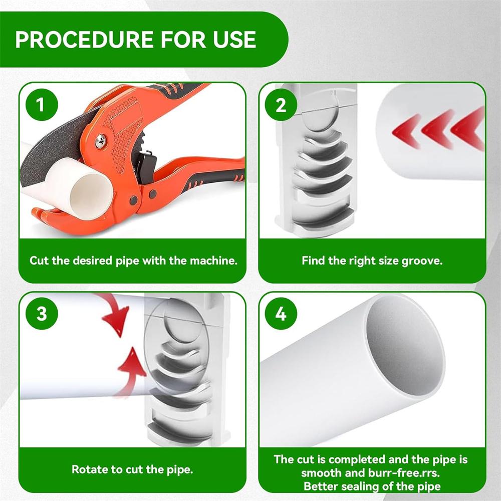 Plastic Pipe Deburring Tool PVC Pipe Reamer Chamfering Tool For PE PP ABS Pipes