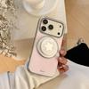 Creative Silver Star Stand Phone Case for iPhone 16, iPhone 17, and iPhone 17 Pro Max