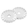 Rotary Blades, Rotary Cutter Wave Blade, 10pcs 45mm Multifunctional Rotary Cutter Pinking Blades for Leather Fabric Paper Lacework Sewing Tools