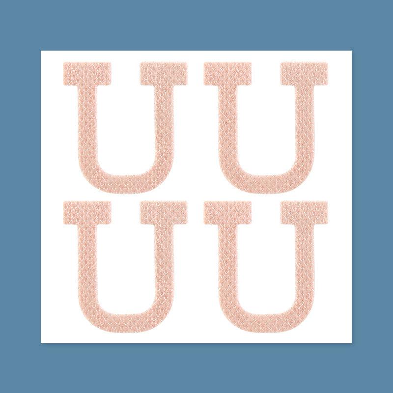 

U-образная наклейка для ногтей, наклейка для ногтевой канавки, внутренний валик, эластичная растягивающаяся, без клея, инкрустированная, накладка для пальца ноги, коррекция ногтей, ортопедический пластырь