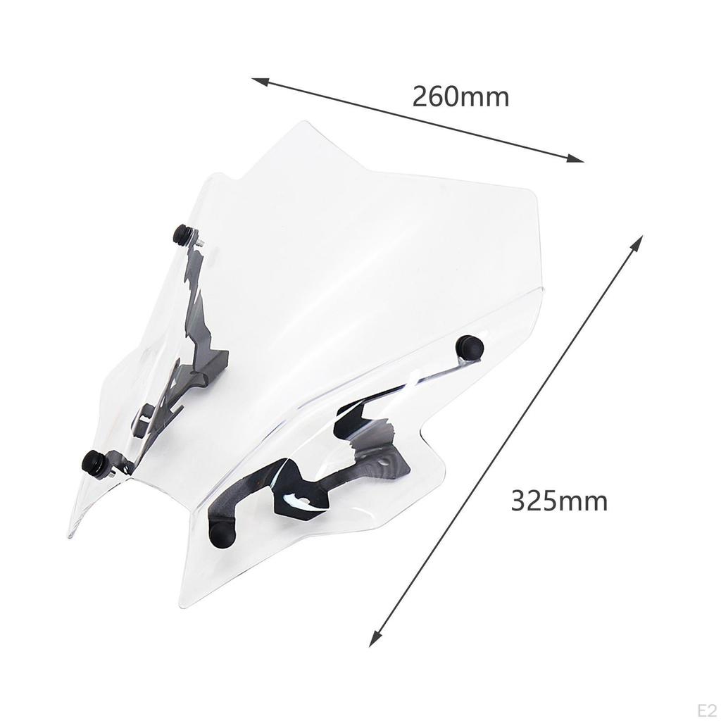 Windshield/ Parts Motorbike Windscreen Wind Deflector Visor/ for FZ09