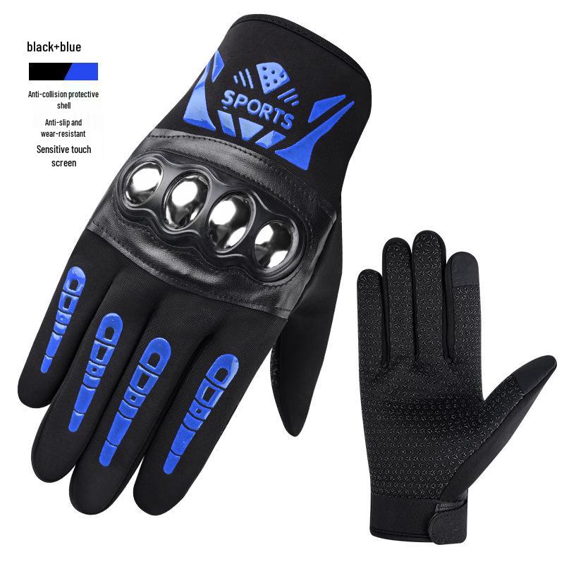Men's Non-slip Motorcycle & Electric Vehicle Riding Gloves for Outdoor Use