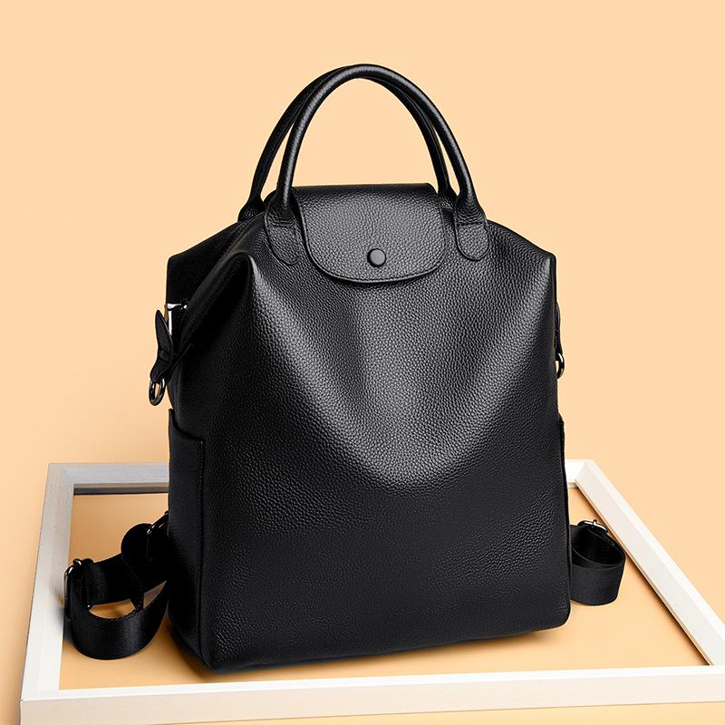 2026 High-End Genuine Leather Backpack: Large Capacity, Casual Travel, Versatile Fashion