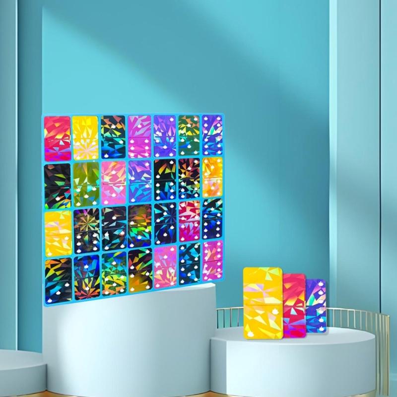 Multipurpose 28 Cavity Dominoes Mold For Epoxy And Clay Sturdy Silicone Materials for Jewelry and Cake Decorating