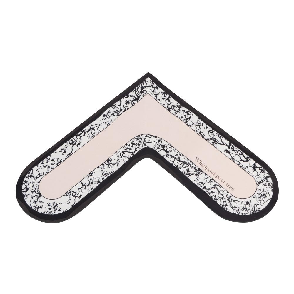 

L-Shape Kitchen Carpet Water Absorbent Soft Anti-Slip Floor Mat Wipable Surface Oil-Proof Waterproof Doormat Home Decoration