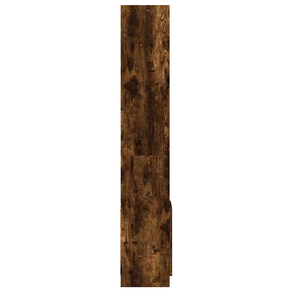 Highboard Smoked Oak 92 X 33 X 180 Cm Particleboard