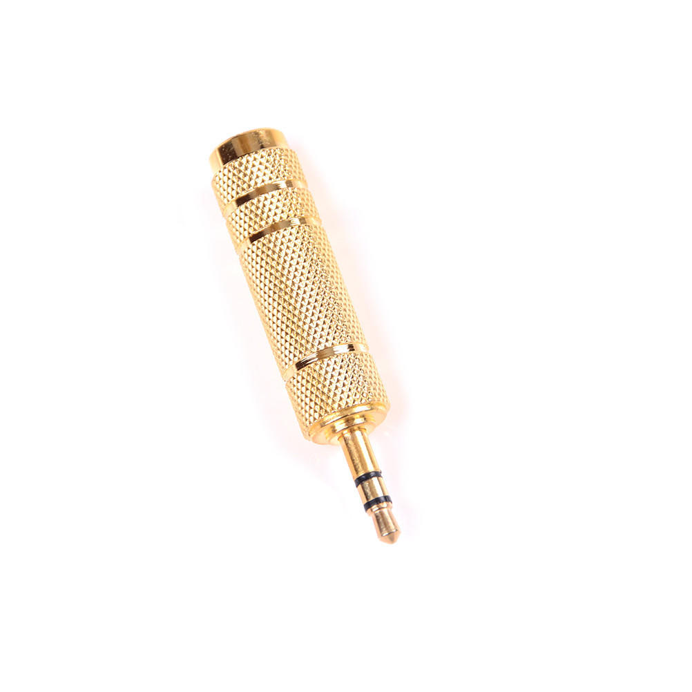 3.5Mm Male To 6.5Mm Female Jack Plug Stereo Microphone Audio Adapter Converter