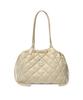 Mlb Basic Quilted Pu Tote Bag Bos (Cream)
