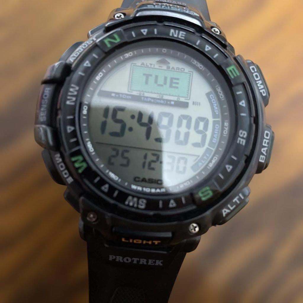 Used Working Item: CASIO PROTREK Digital Watch
