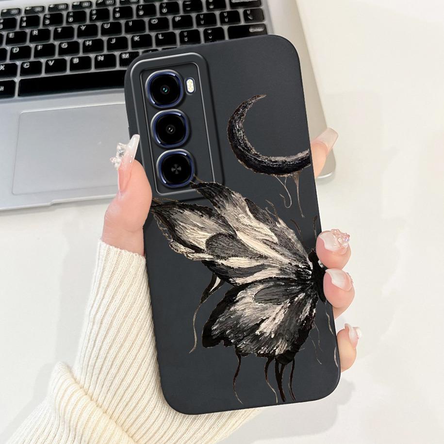 For Itel City 100 Case Luxury Sunset Marble Painted Soft Liquid Silicone Shockproof Cover For Itel City 100 2025 City100 4G Capa