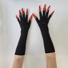 Halloween Claw Gloves Women Paw Gloves with Long Fingernails Cat
