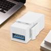 USB 3.0 Keystone Jack Inserts Connect Equipment with USB Port Female Coupler Insert Snap-in Connector Socket Adapter Port