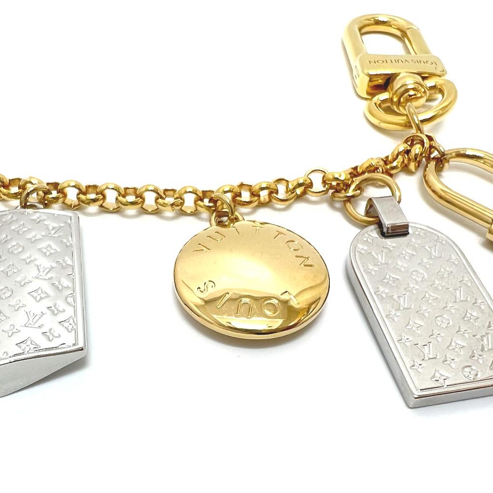 Louis Vuitton M01314 Chain-nanogram Icon Key ring Key Holder Bag Charm
