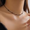 Ingemark Exquisite Elegante Schwarze Kristall Choker Halskette Damen Minimalismus Charme Schlüsselbein Dünne Kette 2026 Neujahrs Schmuck Geschenke