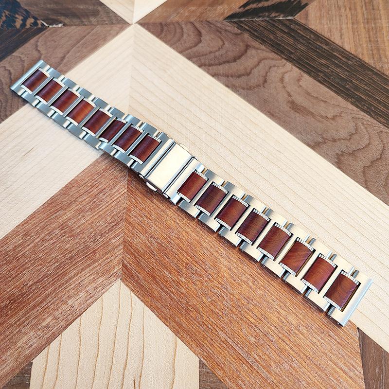 

Мужские часы с цепочкой для часов Garmin Huawei Xiaomi Samsung с корпусом из высококачественной стали Sense 22 мм и нишевым дизайном 22mm ((width)