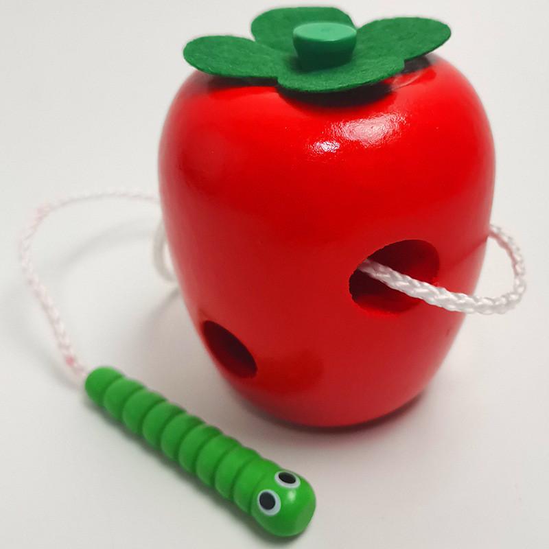 

Eating Caterpillar Fun Wooden Children Puzzle Early Toys Education