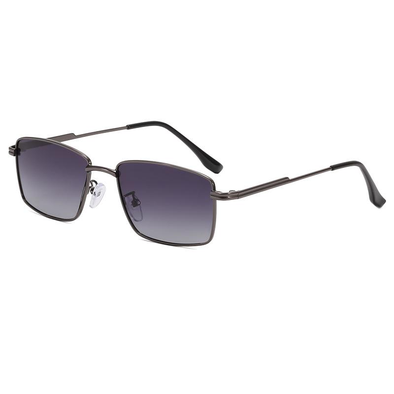 Retro upgraded high definition sunglasses stainless steel pilot men's anti-ultraviolet polarized sunglasses outdoor leisure