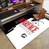 1 Stück Scarface The World Is Yours Home Office, Strapazierfähige Polyester-Bodenmatte mit Einfacher, Bürodekoration, Urbaner Stil, Rutschfeste Rückseite