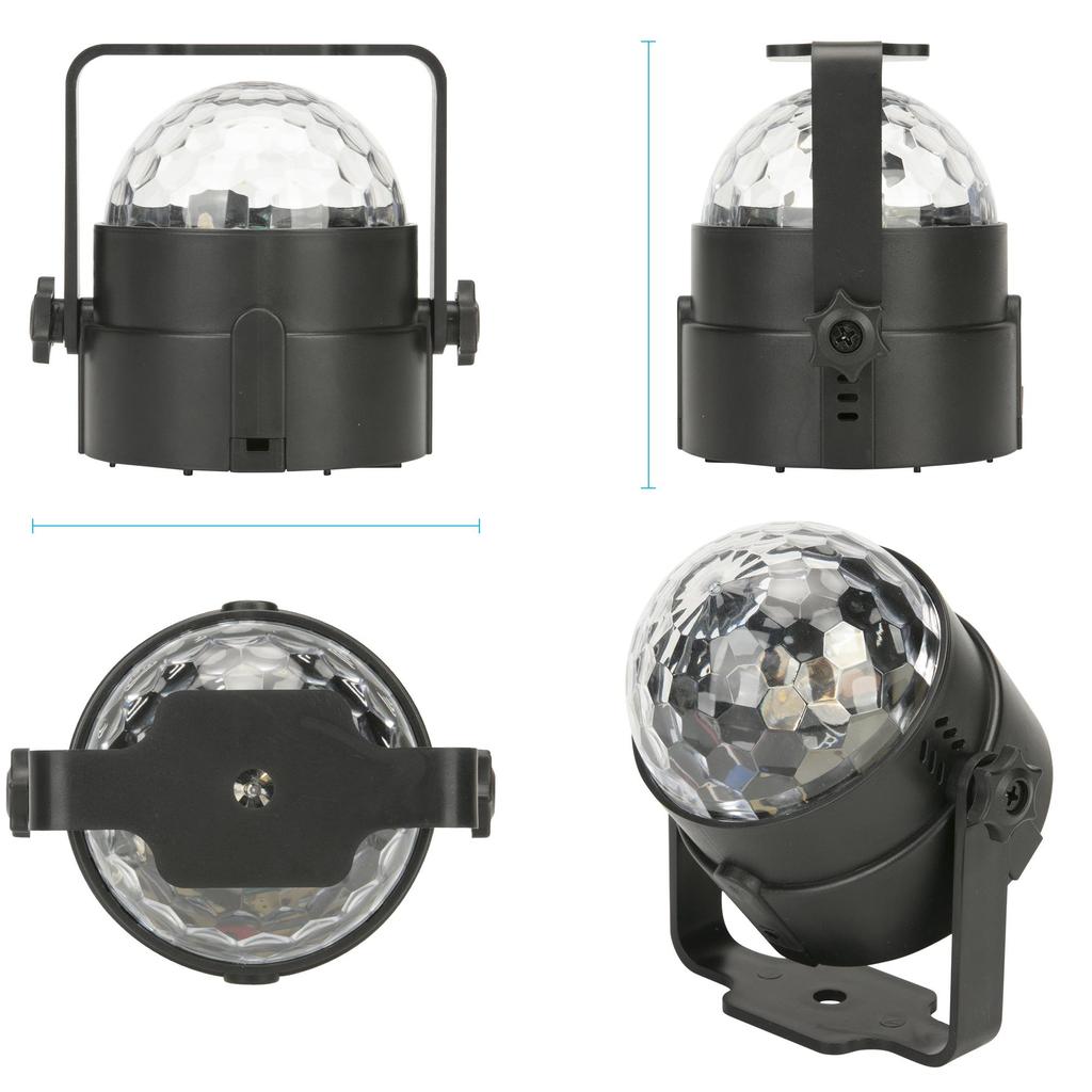 Sound Activated Party Lights,DJ Disco Ball Lights with Remote Control, Strobe Lamp 7 Modes Stage Par Light for Home Party