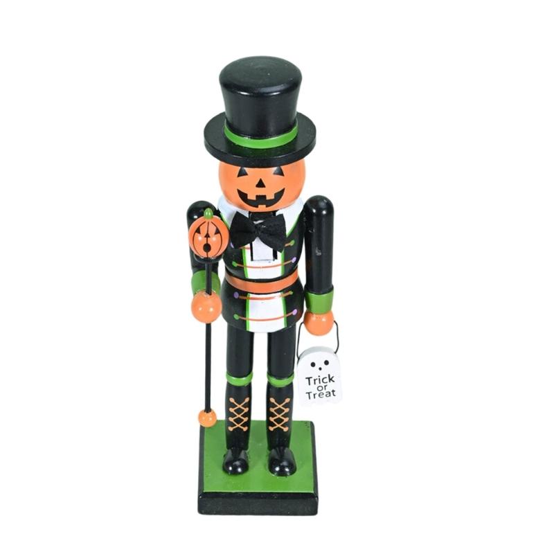 

Halloween Wooden Figurine 25cm Seasonal Decoration Christmas Walnutcracker Figures Statue For Tables Children s Gift
