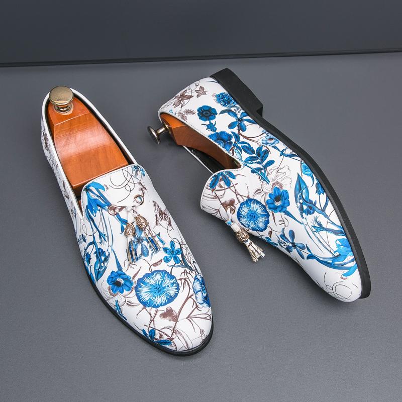 Kožené boty Ležérní společenské boty pro muže Společenské Tenisky Pánské Mokasíny Mokasín Tenisky Pánské Designérské