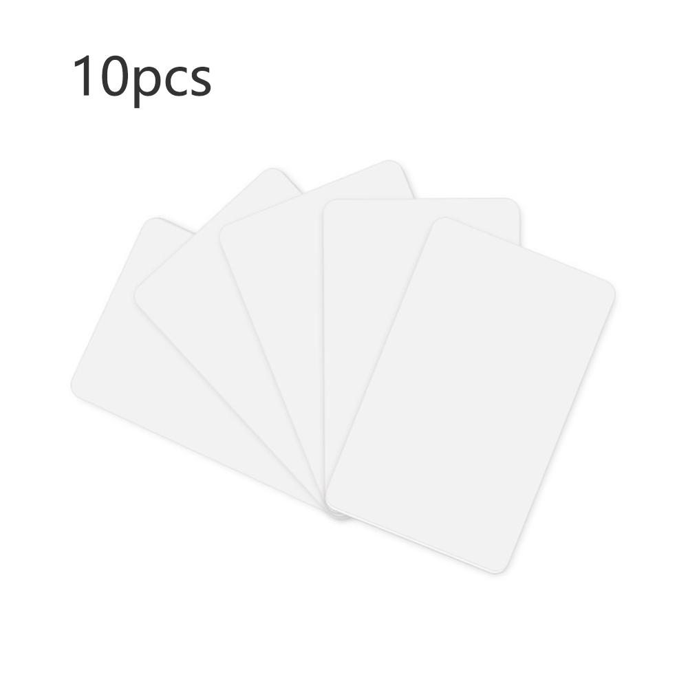 10PCS NTAG215 Blank NFC Tags Cards PVC Waterpoof Chip Rectangle 504 Bytes