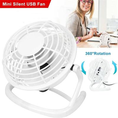 Usb Mini Fan Ultra-quiet Electric Adjustable Tilt Stand Cooling Fan Air Cooler Household Electrical