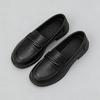 Spring Autumn Women's Loafers Black Slip-On Shoes for Office & Daily Wear Brand Flat Ladies Casual Shoes