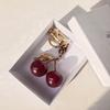 Exquisite Cherry Keychain Pendant Versatile Cherry Chic Bag Charm Keychain Antique CherBag Charm for Women's Accessories