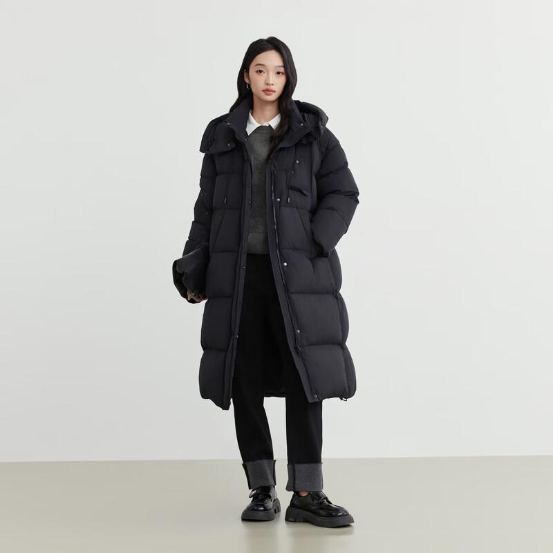 Elva' Island Women's Winter Long Down Jacket 2410216319