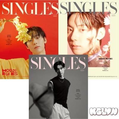 Singles HWANG MIN HYUN magazyn A-C wydanie 2026.04