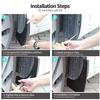 For Land Rover Discovery 4 LR4 2009-2017 4PCS Front Rear Mudguard Fender Splash Mudflap Accessories