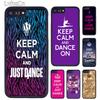 Keep Calm And Just Dance Phone Case For iPhone 17 Air 14 15 16 16e 13 12 Max Cover For Apple 11 Pro Max Plus