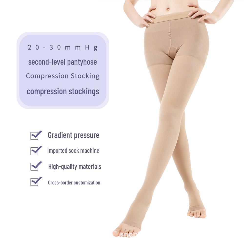 Medical Grade Class II Gradient Anti-Varicose Compression Stockings 23-32mmHg Pantyhose