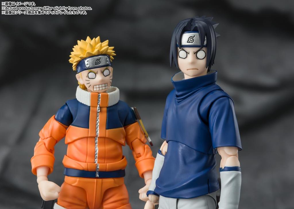 TAMASHII NATIONS NARUTO Uchiha Sasuke Genius Ninja mit Uchiha-Blut, 135 mm, bemalte bewegliche Figur, BAS64937, SHFiguarts – ca.. ABS und PVC