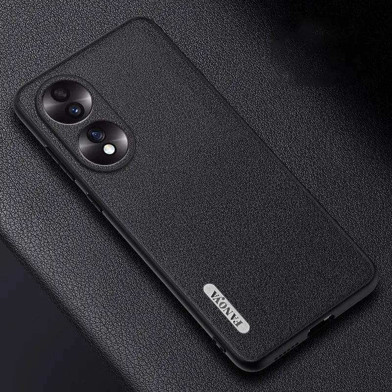 Honor 90 80 70 Pro Plus Cover Matte Silicone Protection Phone Case for Honor 50 60 Pro Honor50 Hull  Luxury Leather Case