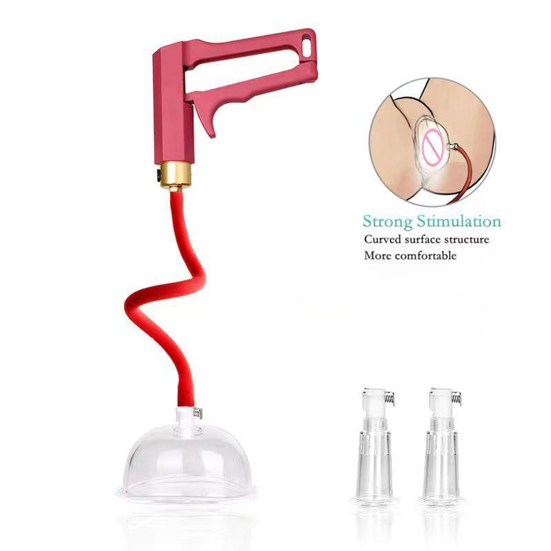 Female Pussy Vacuum Pump Manual Vagina Nipple Pump Breast Clitoris Stimulator Enhancement Sucking Massager Masturbation SexToy