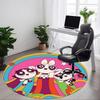 1pc Powerpuff Girls Office Round Area Rug, Under Office Chairs Bedroom Living Room Home Decor  A1022277
