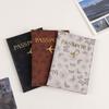 New Travel Passport Holder Cover Case for Women Men PU Leather Card Ticket Passport Covers Holder Protective Accessories