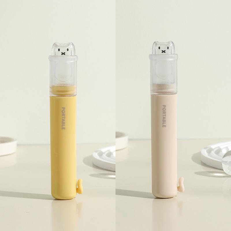 Portable 2-in-1 Toothbrush & Toothpaste Set with Holder - Essential for Travel and Business Trips, Soft Bristles