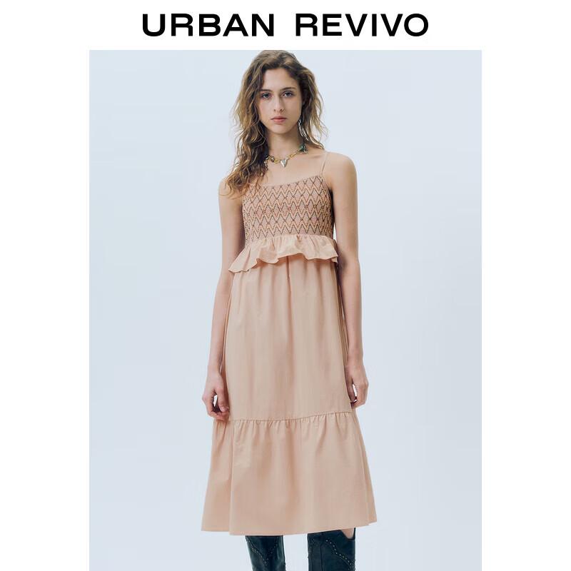 

UR 2025 Женское кружевное платье макси А-силуэта для отдыха XL