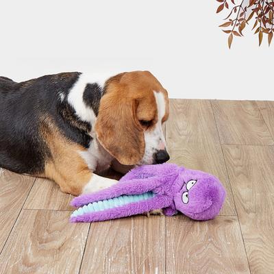 Hund Plüsch Krake Spielzeug Interaktives Kauspielzeug Bissfest Sound Welpe Quietschende Krake Rassel Haustierbedarf