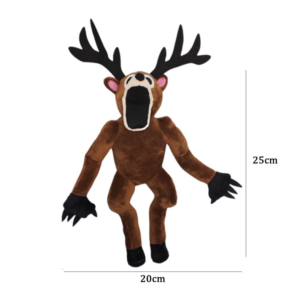 YanQing 99 Nights In The Forest Plush Toys Cartoon Rabbit with Bowknot Stuffed Doll Deer Owl Plushies Pillow Birthday Gifts