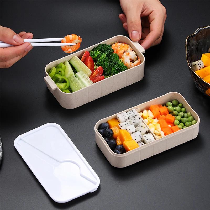 Heated Food Container for Food Bento Box Japanese Thermal Snack Electric Heated Lunch Box for Kids with Compartments Lunchbox