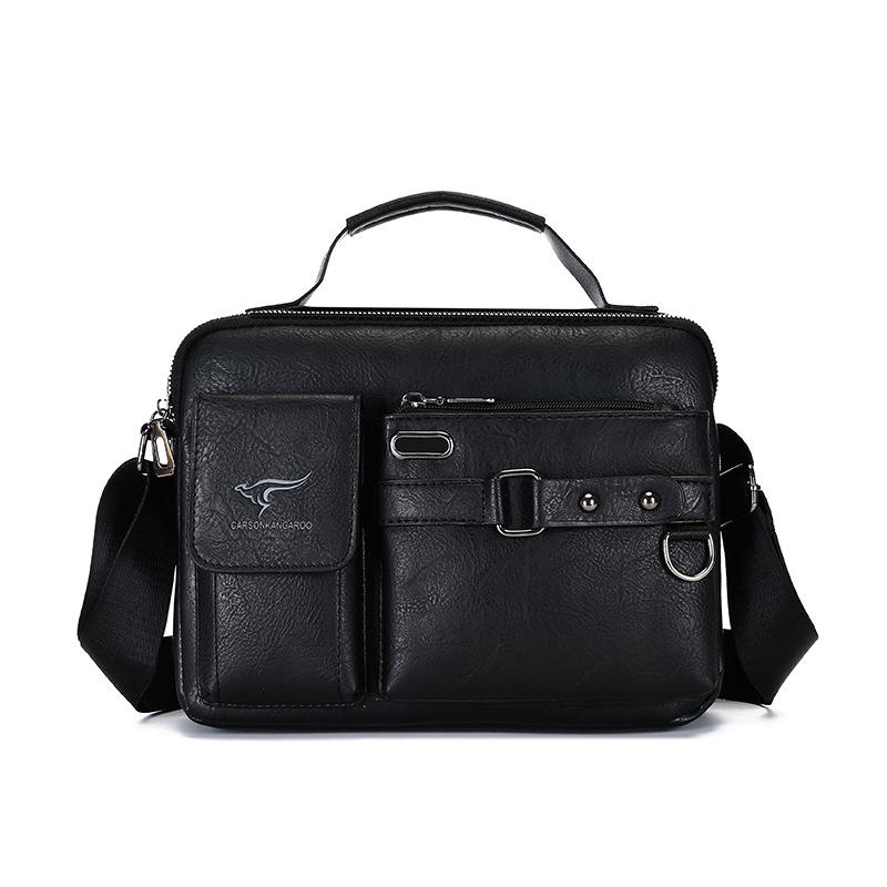 

Чоловіча одноплечова сумка кросбоді високого класу Високоякісна сумка кросбоді для бізнесу та поїздок на роботу чоловіків чорний