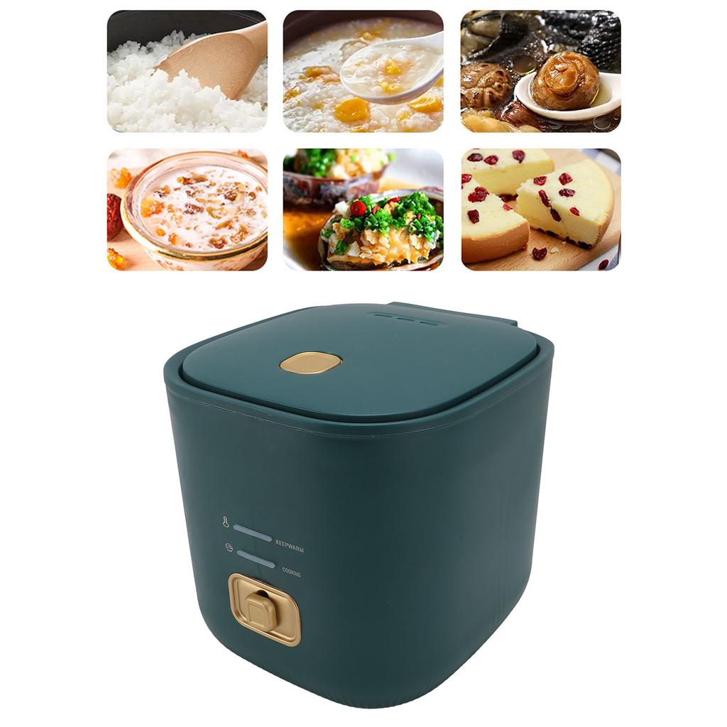 Rice Cooker One Button 1.2L Portable Rice Cooker With Keep Warm Function Anti Stick Pot for 1 to 2 People Use