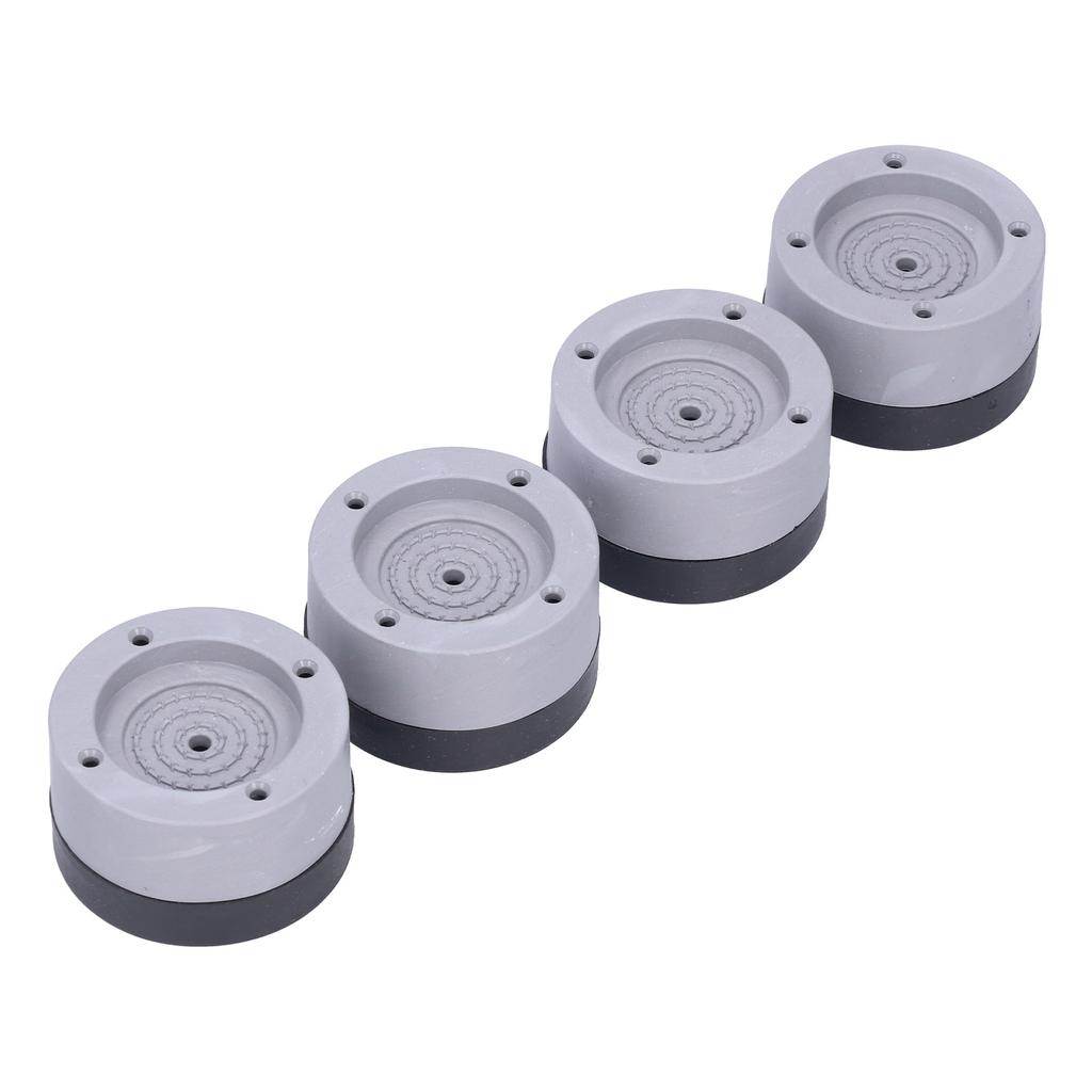 4Pcs Anti Vibration Rubber Foot Pad Universal Washing Machine Support Reduce Noise 4cm Gray
