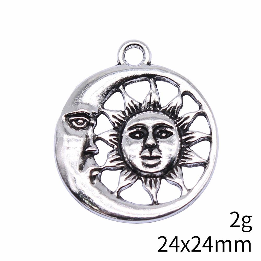 Wedding Anniversary Charms Bag Sun Moon Charms Pendant Items Pendant Set