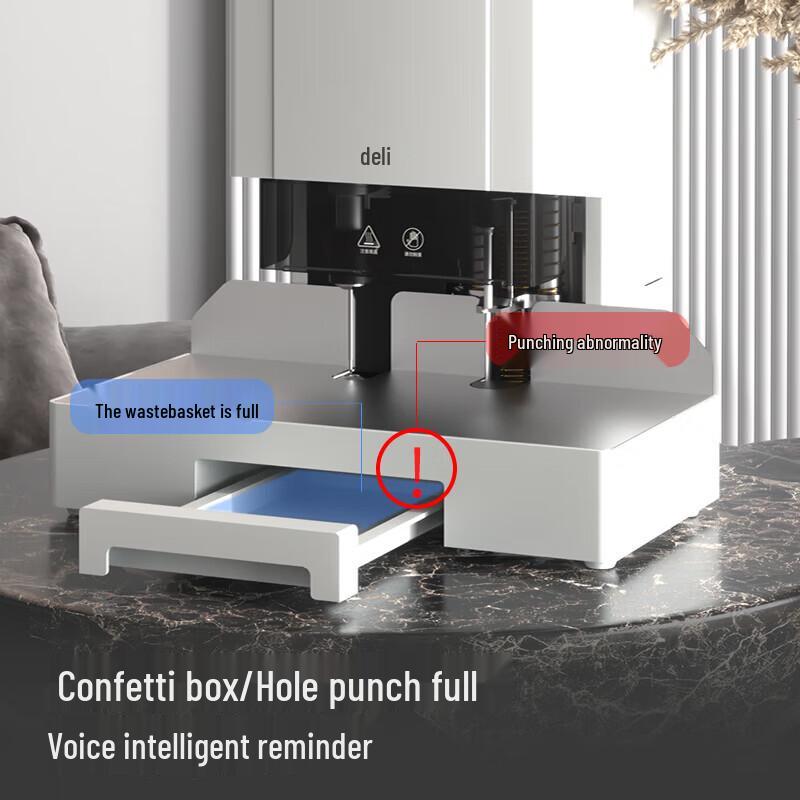 Deli 50mm Electric Accounting Voucher Binding Machine CN Plug (adapter Included)